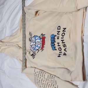 DR HOODIE XXL BEIGE WEIRD HIGH-END FASHION